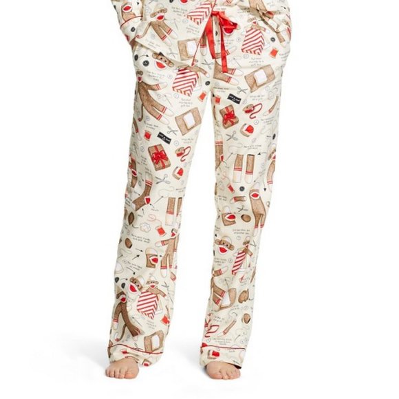 Other - Nick & Nora Build a Sock Monkey PJ Bottoms XXL